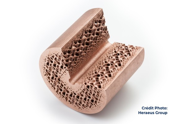 Fabrication Additive Cuivre DMLS